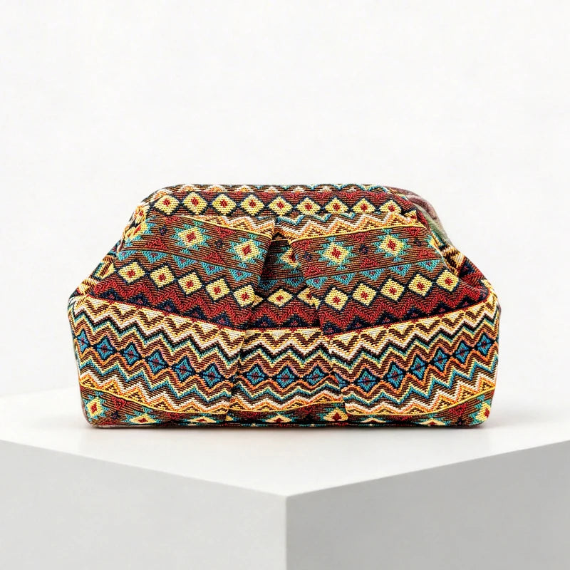 Pochette plissée rétro Henriette