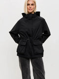 Coupe-vent imperméable à capuche Loane