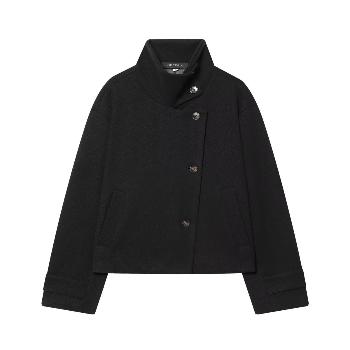 Veste épaisse à col montant Solène