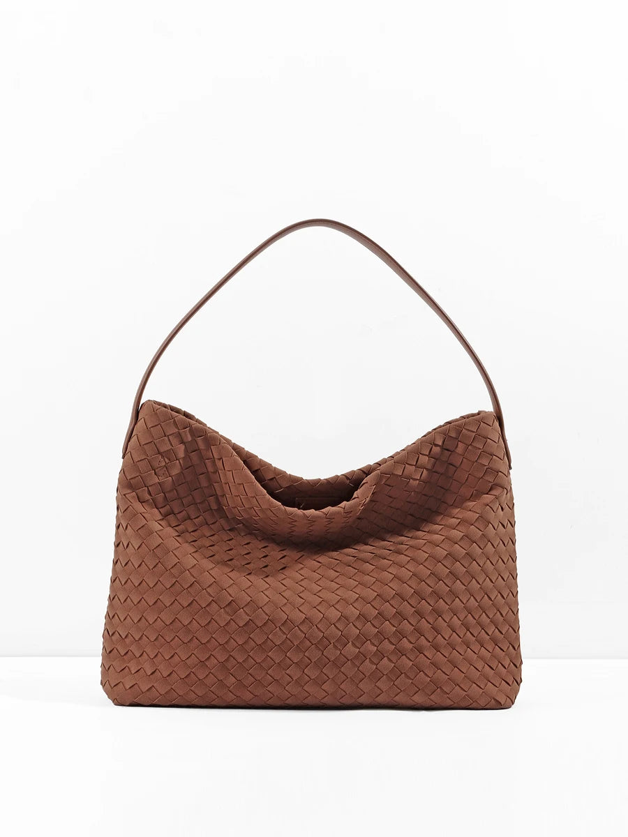 Sac seau tressé effet suède Corinne
