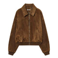 Veste effet velours Colombe