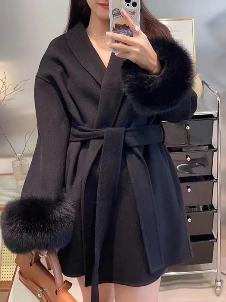 Manteau court à nouer Clémence