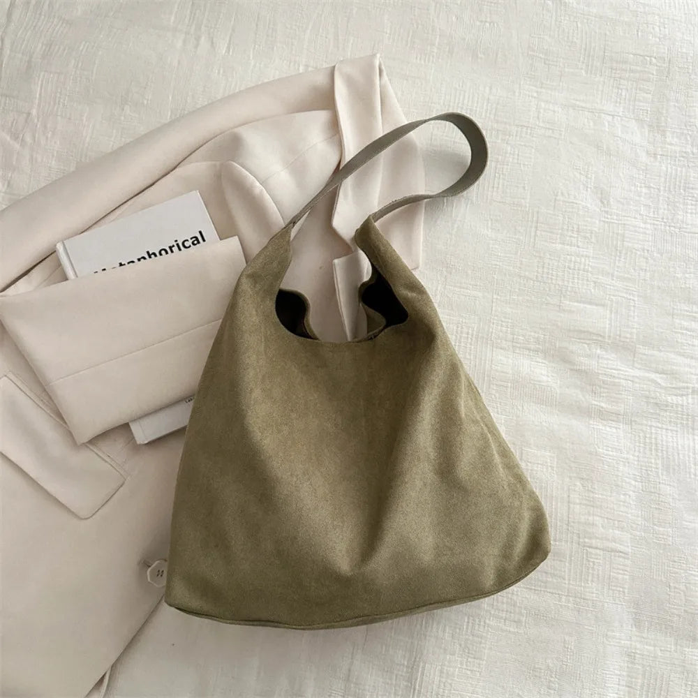 Sac porté épaule effet daim Nathalie