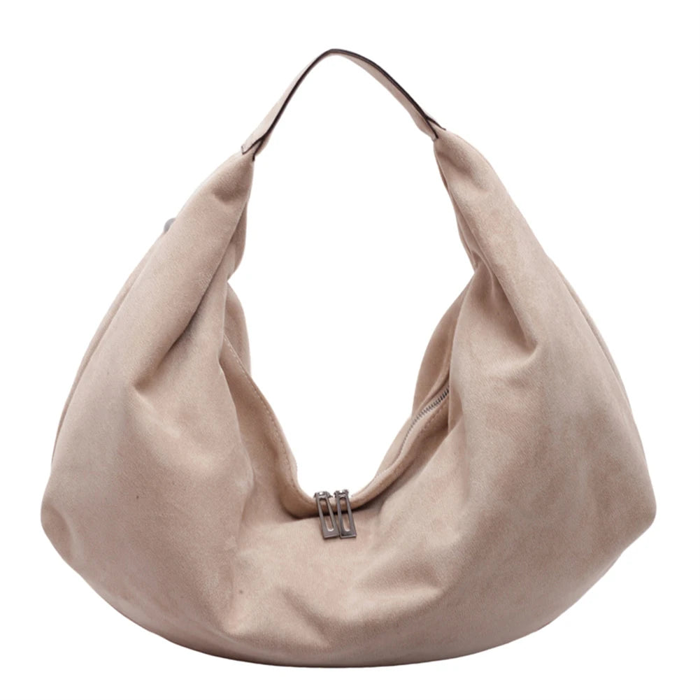Große Hobo-Tasche in Wildlederoptik Philomène