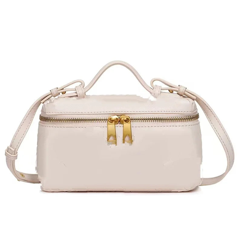 Mini sac baril effet tressé Faustine