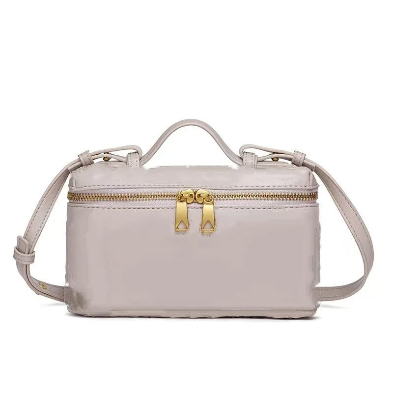 Mini sac baril effet tressé Faustine