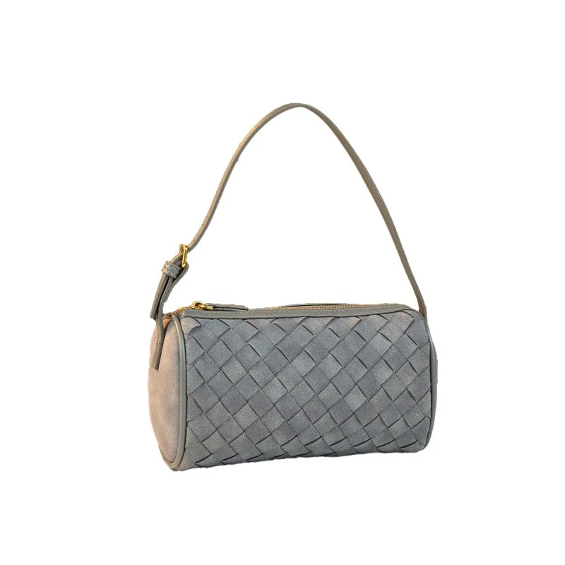 Sac cylindre effet tressé Lilou