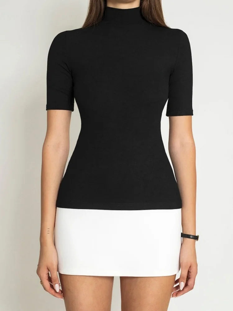 Zweifarbiges Minikleid Olympe