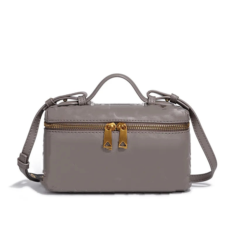 Mini sac baril effet tressé Faustine