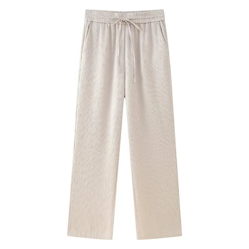 Set aus Blazer und fließender Hose Quitterie