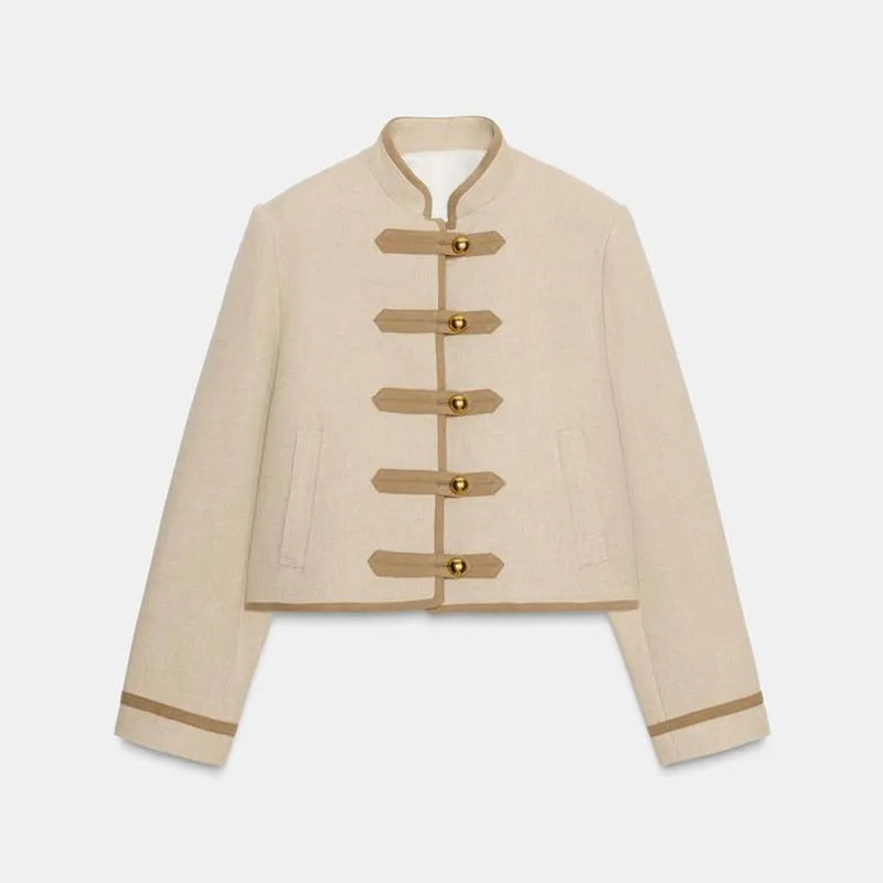 Veste courte à double boutonnage Frida