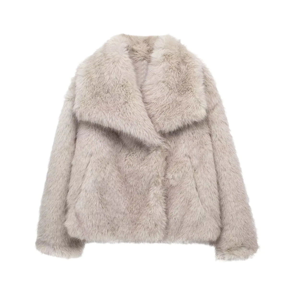 Veste courte en fausse fourrure Claudia