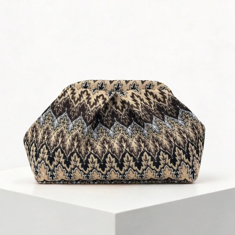 Pochette plissée rétro Henriette