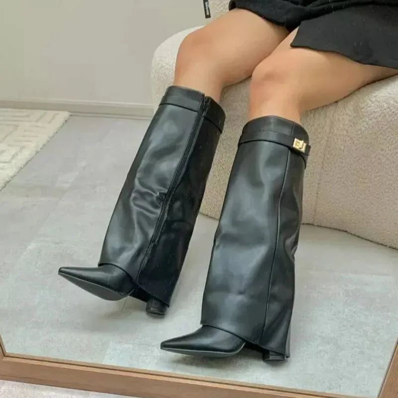 Bottes hautes à boucle Éloïse
