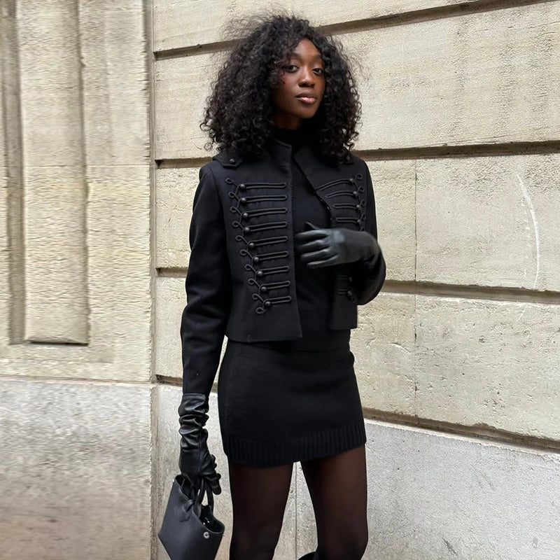 Veste courte à double boutonnage Frida