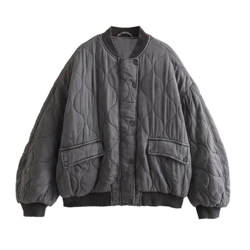 Blouson matelassé délavé Suzanne