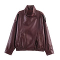 Blouson effet cuir grainé Flavie