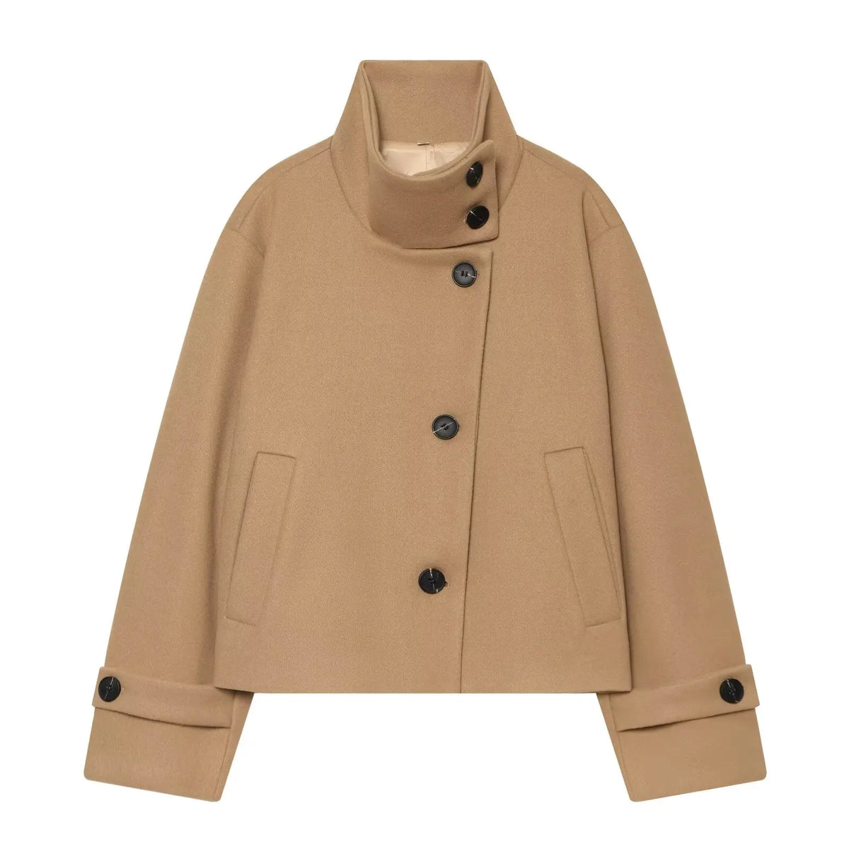 Veste courte à col montant Garance