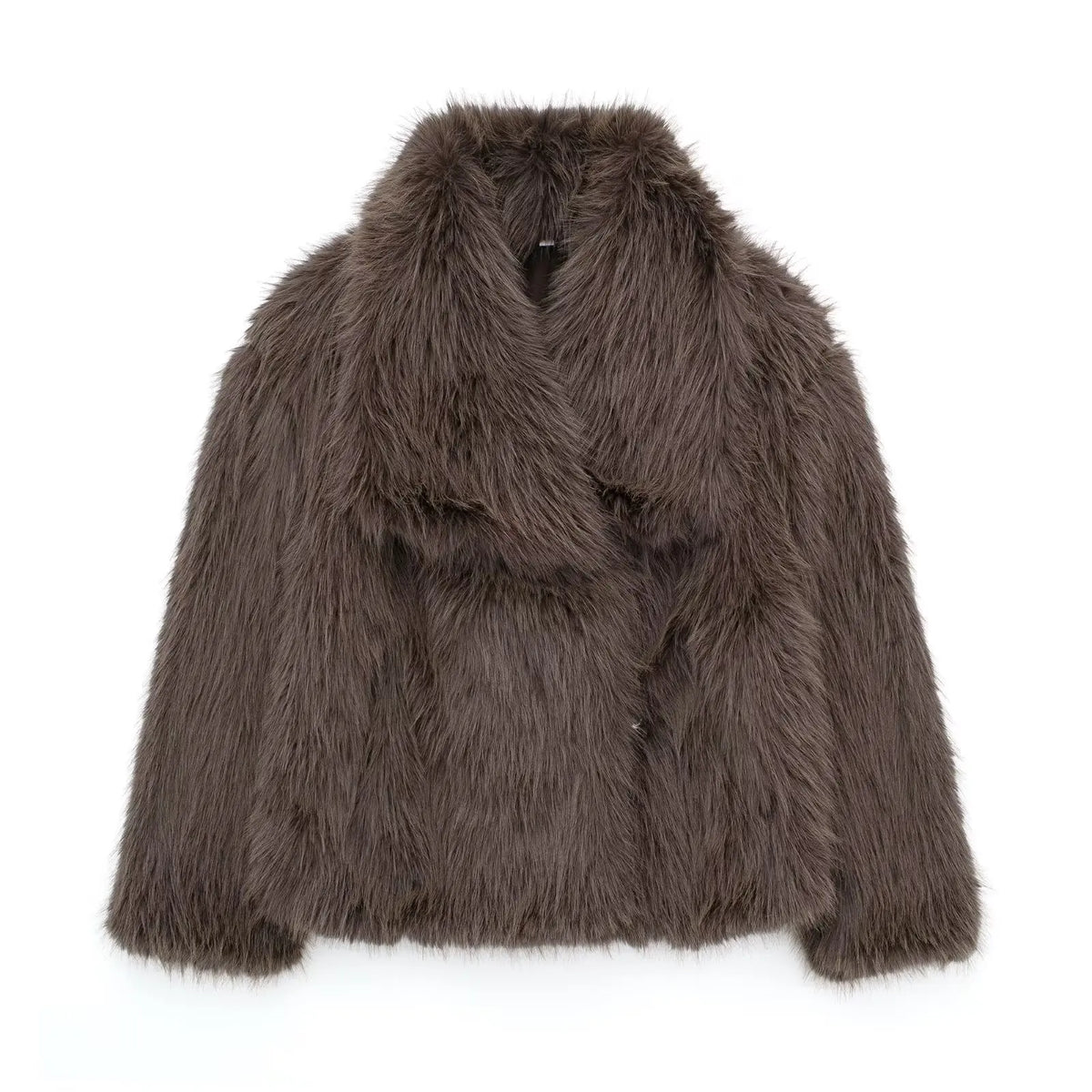 Veste courte en fausse fourrure Claudia