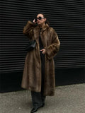 Manteau oversize en fausse fourrure Fanny