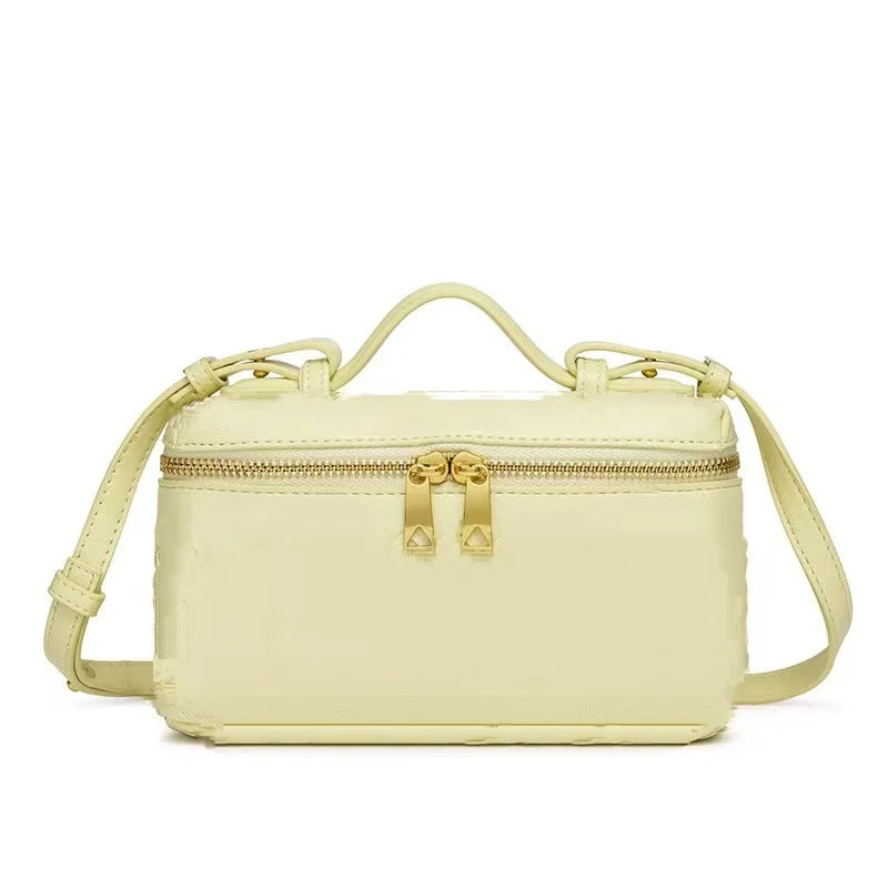 Mini sac baril effet tressé Faustine