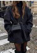 Manteau court ceinturé Monique
