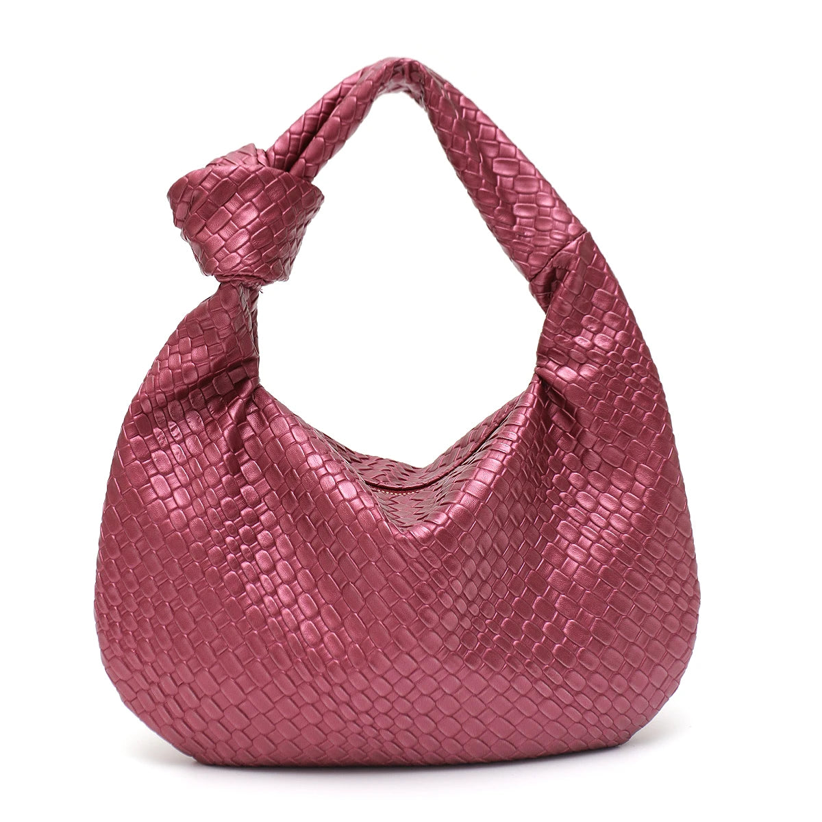 Petit sac hobo effet tressé Élodie