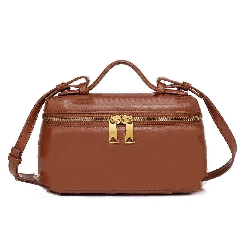 Mini sac baril effet tressé Faustine