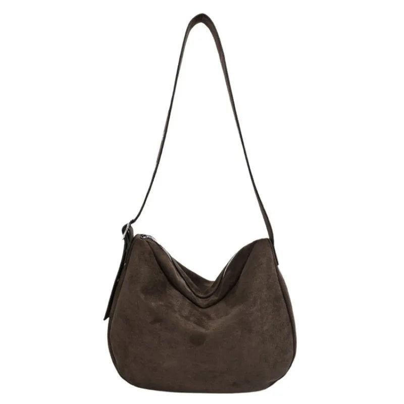 Sac hobo froncé effet suède Luce