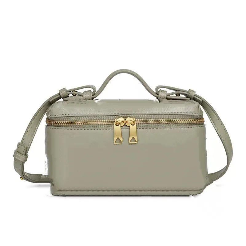 Mini sac baril effet tressé Faustine