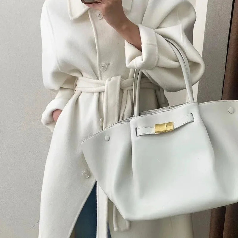 Grand sac porté épaule arrondi Agathe