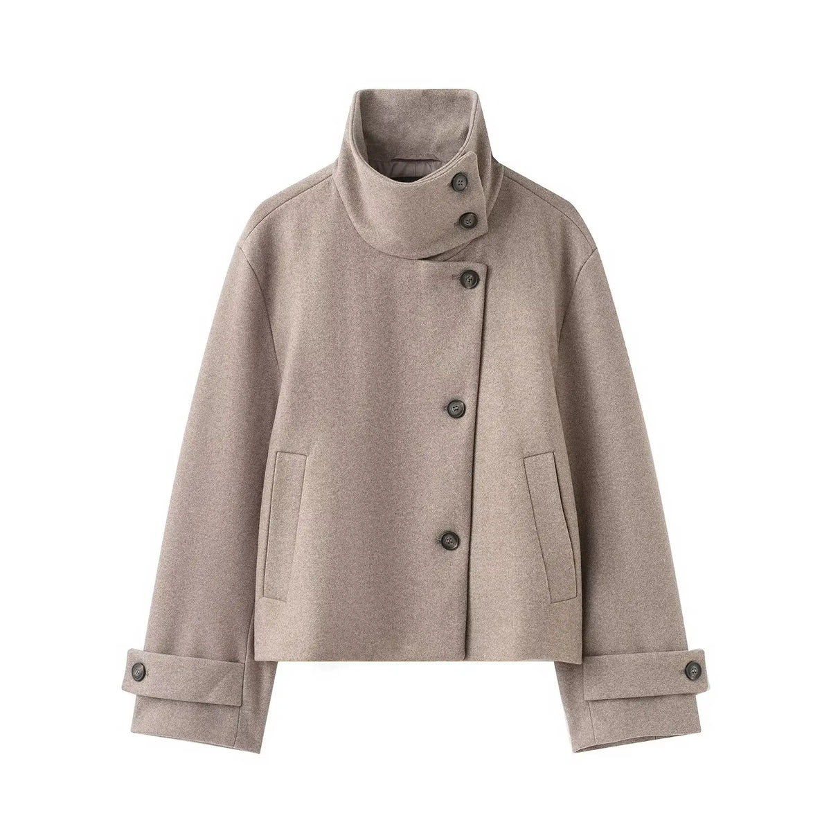 Veste épaisse à col montant Solène