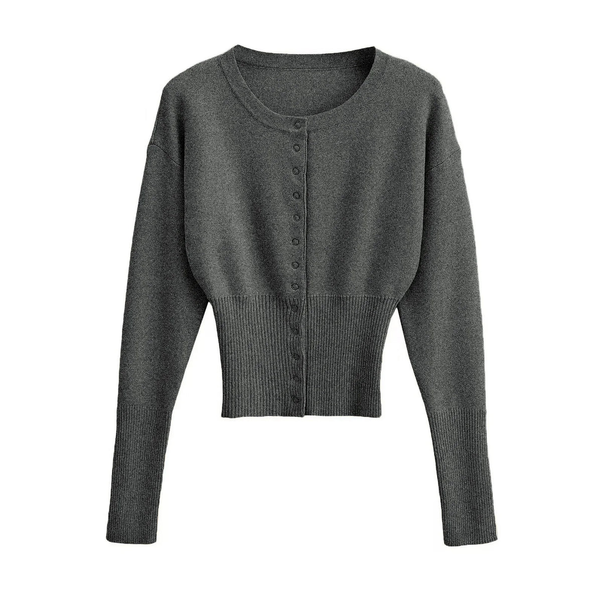 Cardigan abbottonato girocollo Félicité