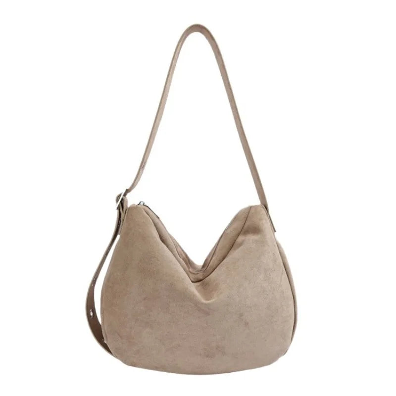 Sac hobo froncé effet suède Luce