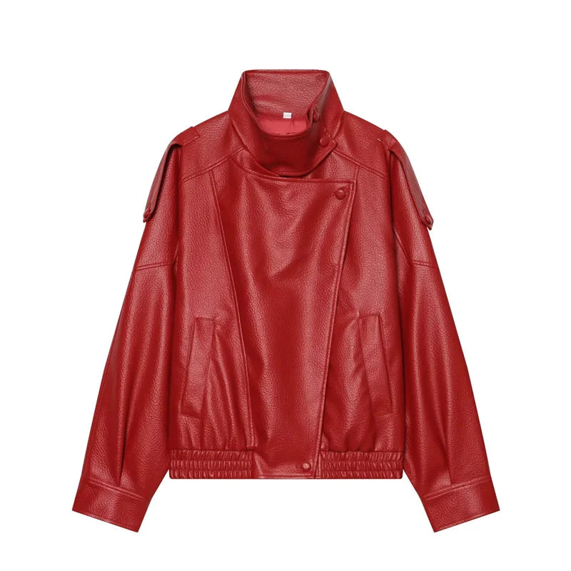 Blouson effet cuir grainé Flavie