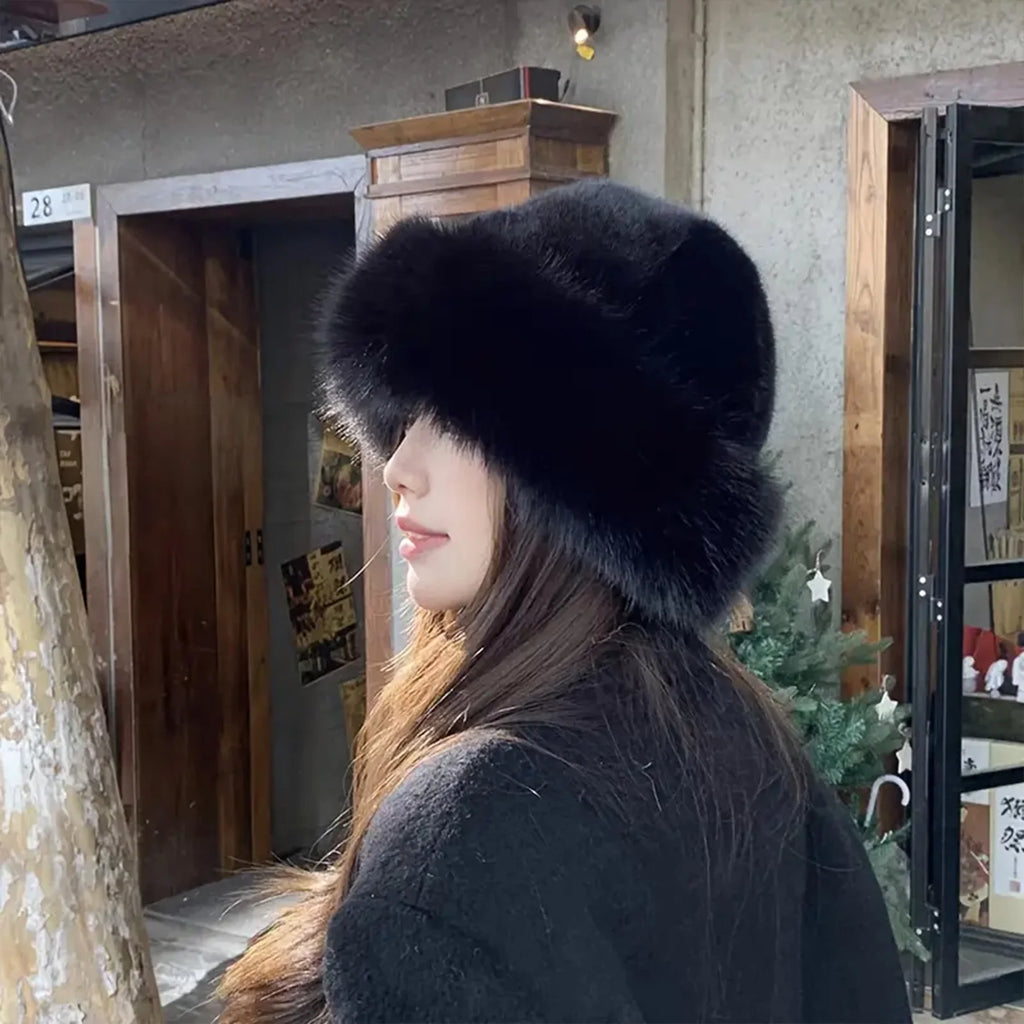 Tuque en fausse fourrure Clotilde