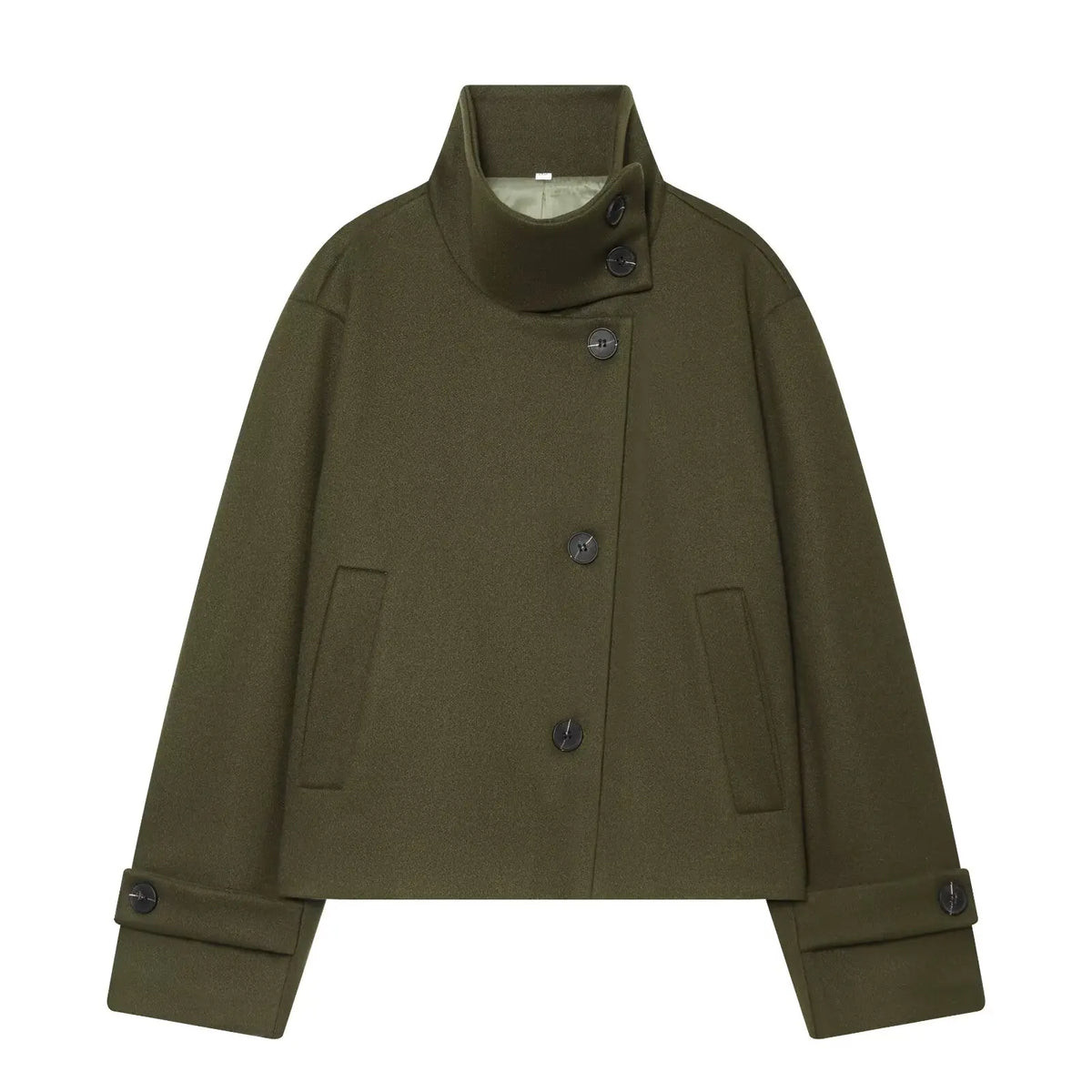 Veste courte à col montant Garance