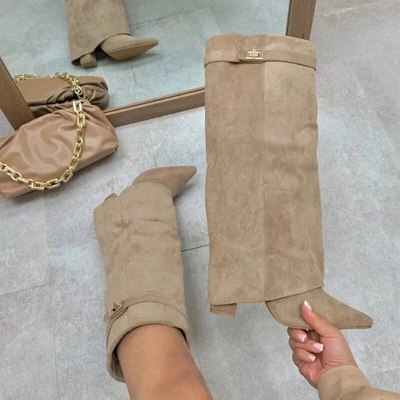 Bottes hautes à boucle Éloïse