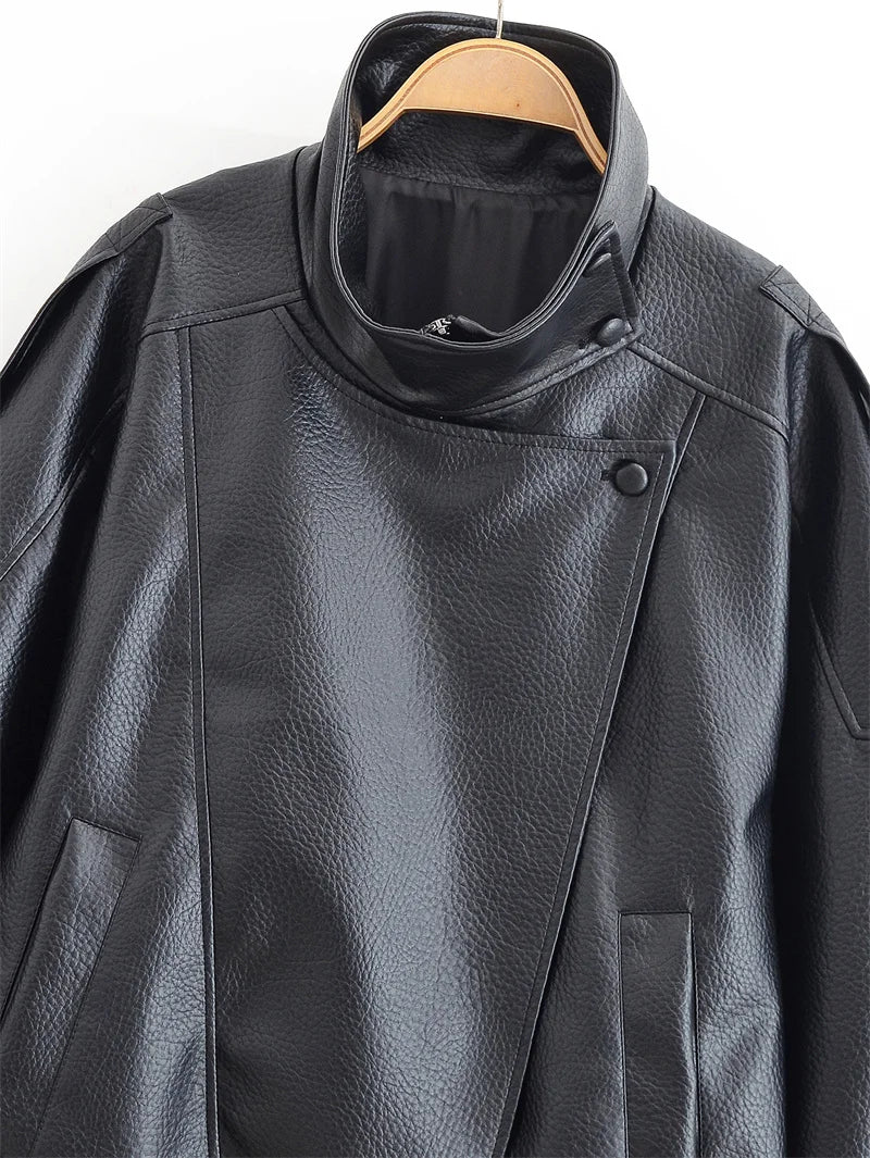 Blouson effet cuir grainé Flavie