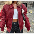 Veste rétro effet cuir Coralie