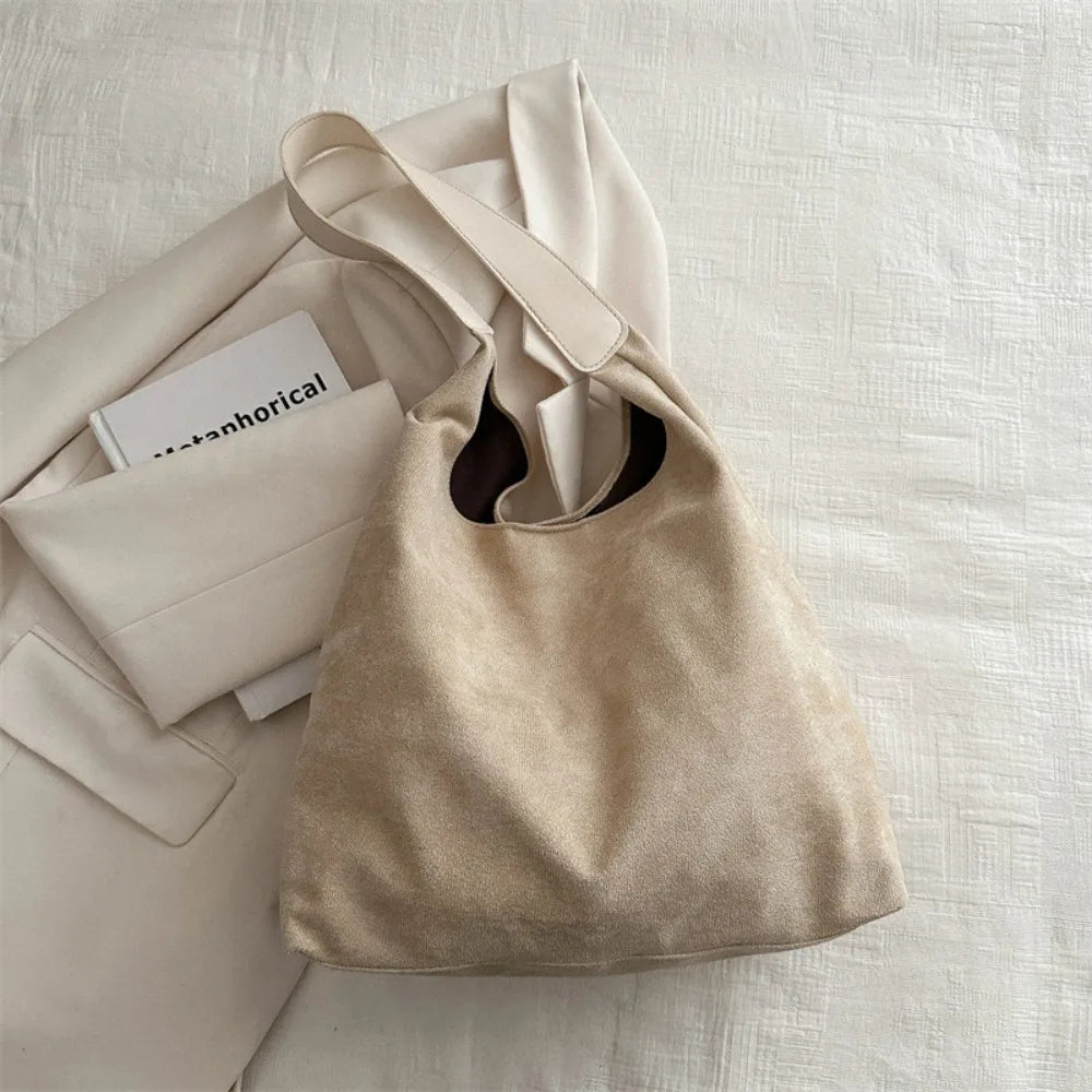 Sac porté épaule effet daim Nathalie