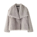 Veste courte en fausse fourrure Claudia