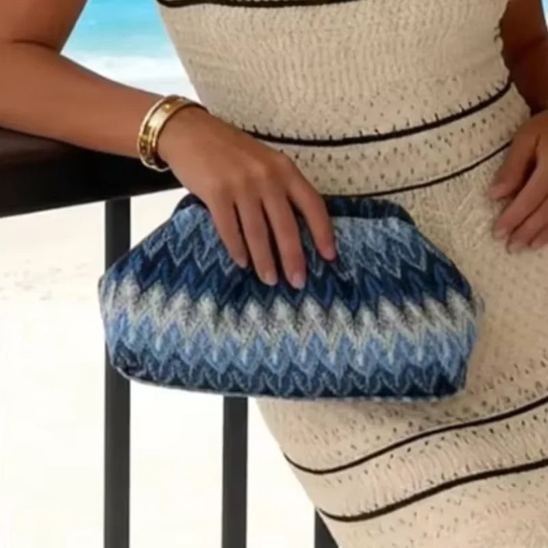 Pochette plissée rétro Henriette