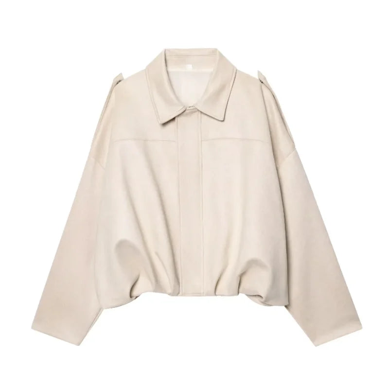 Blouson aviateur effet suède Flora