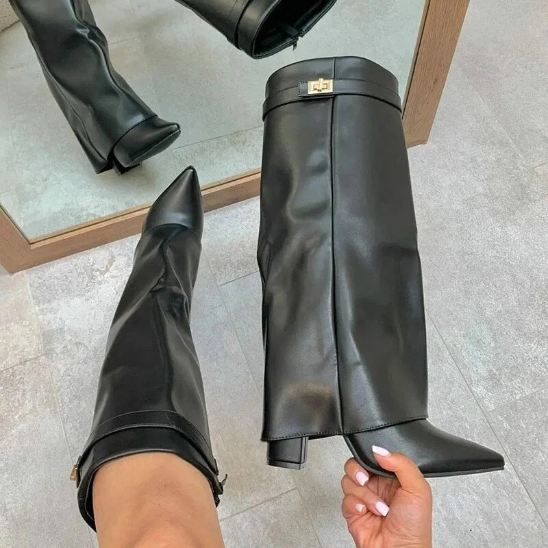 Bottes hautes à boucle Éloïse