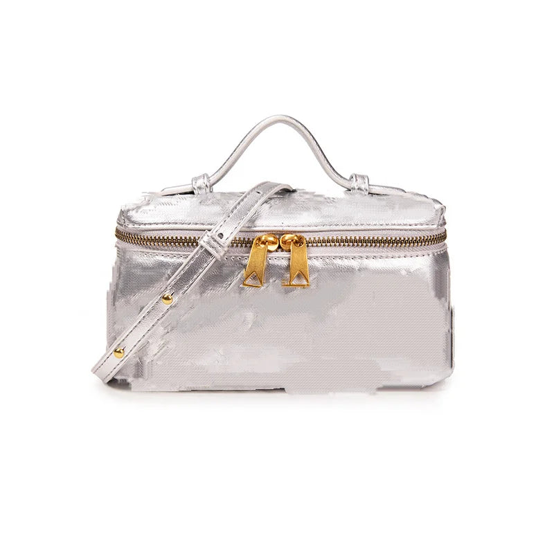 Mini sac baril effet tressé Faustine