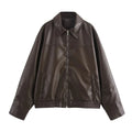Giacca vintage effetto pelle con inserti Cosette