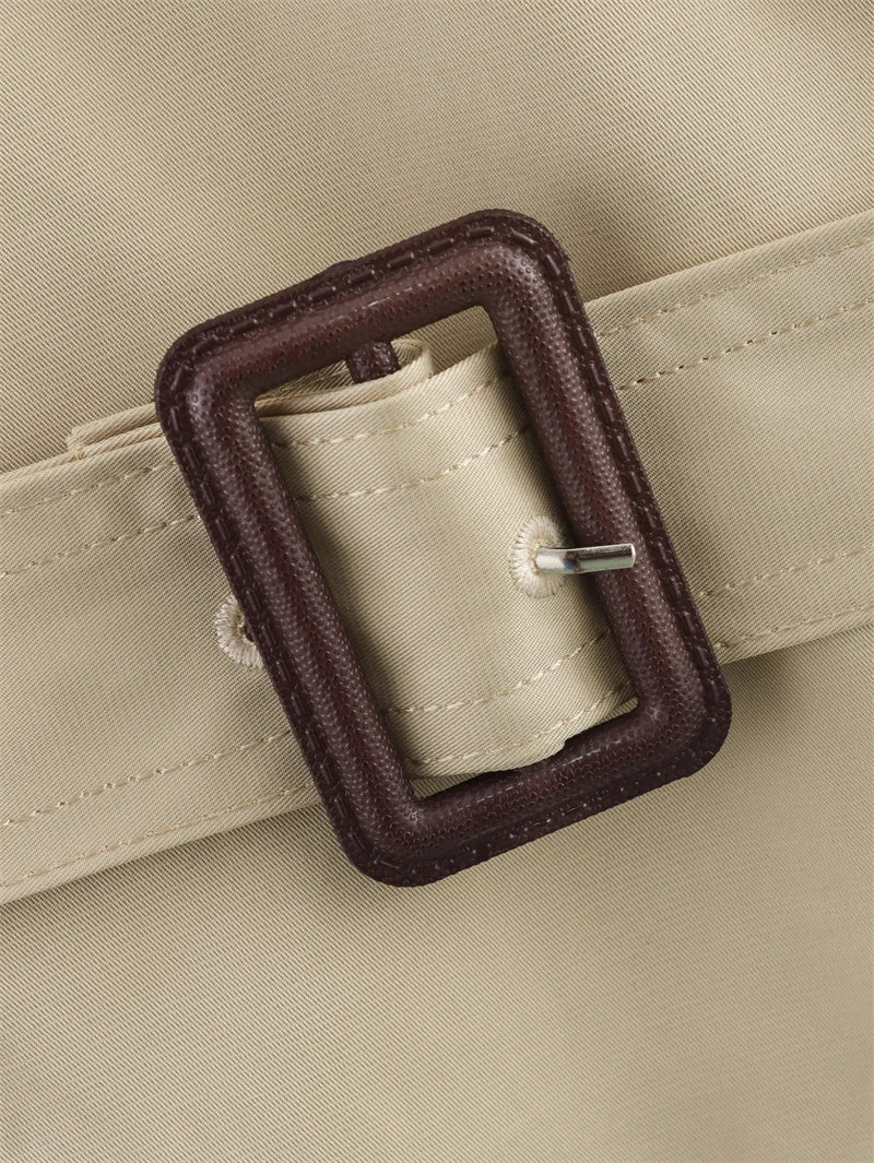 Kurzer Trenchcoat mit Gürtel Angélique