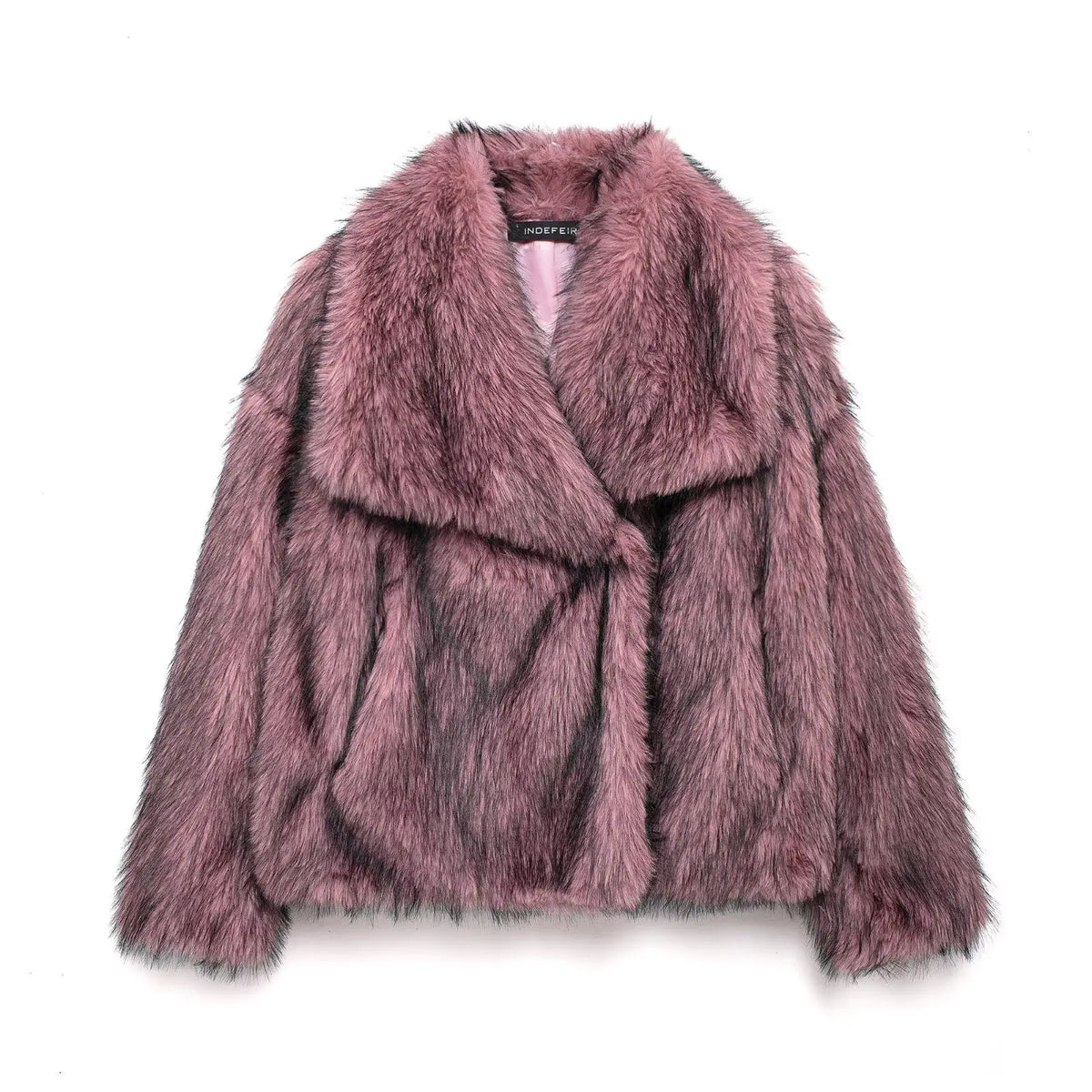 Veste courte en fausse fourrure Claudia