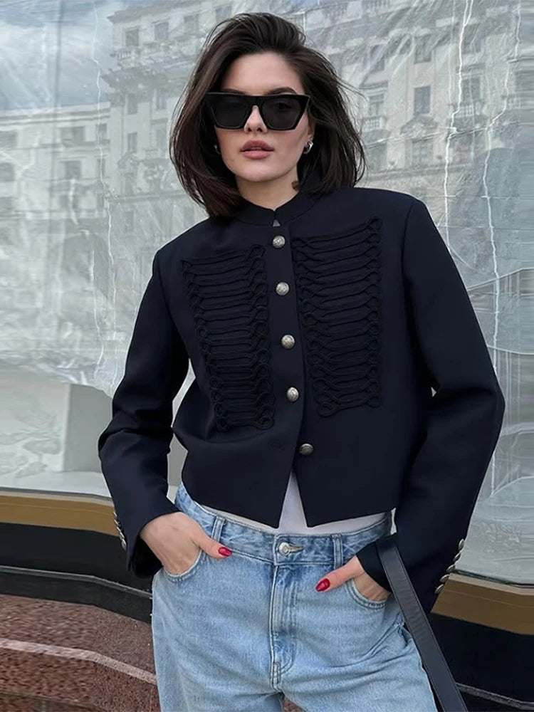Veste courte à double boutonnage Frida